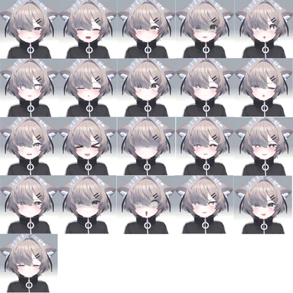真冬ちゃんふにゃオス表情21セット