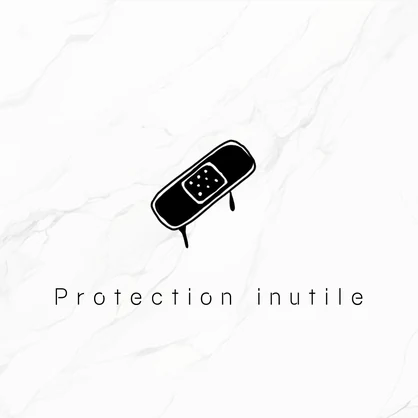 free tattoo『Protection inutile』