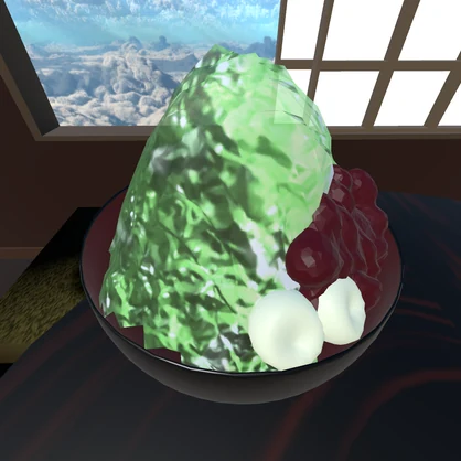【VRChat向け】宇治金時かき氷