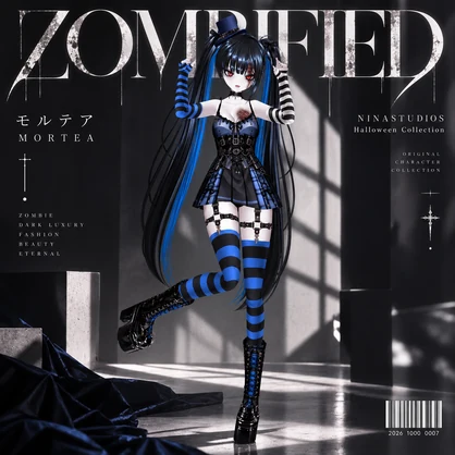 MORTEA — ZOMBIFIED｜オリジナル3Dアバター｜VRChat / VRM / VRoid