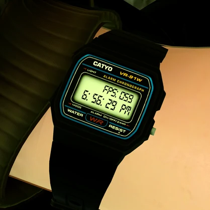 CATYO VR-91W Digital Watch For VRCHAT