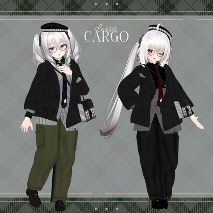 【🎉マリシア＆SIUSIU&Lapwing対応SALE✨】【13アバター対応】classic Cargo #tatsu3D 【無料🎁あり】