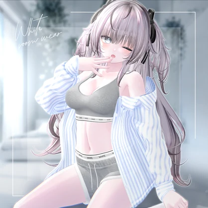 ほわいとルームウェア【12アバター対応】/ WHITE RoomWear