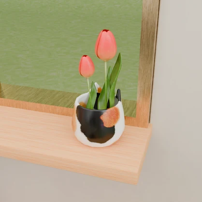 【3Dモデル】ねこ好きの部屋～家具小物16点セット～