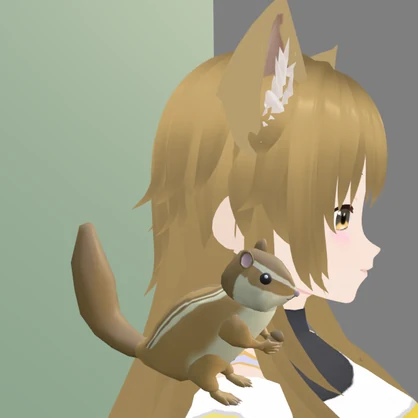 【VRChat】シマリス【3Dモデル】