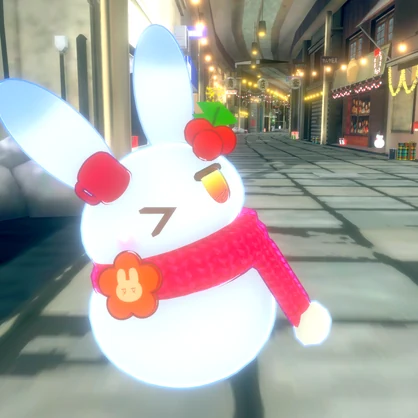 【無料】うさゆきだるま フユキくん(SnowRabbit Fuyuki)