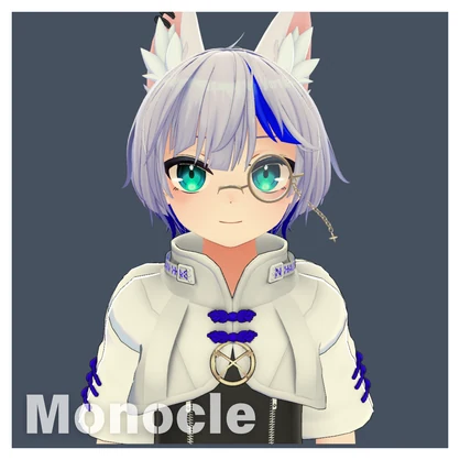 【3Avatar対応/Xwearデータ付き】monocle
