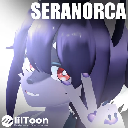 VRChat向けアバター「SERANORCA」3Dモデル