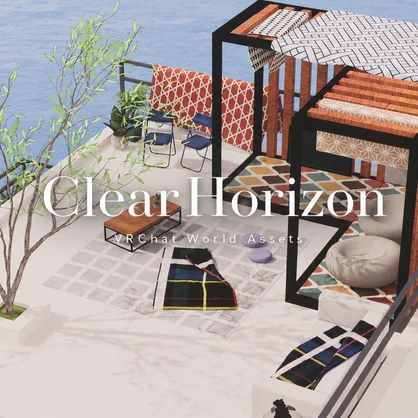 【VRChat想定】HorizonTrilogy (3アセットお得パック)【ワールドアセット】
