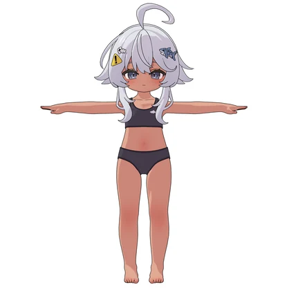 シャミ専用　褐色肌テクスチャ