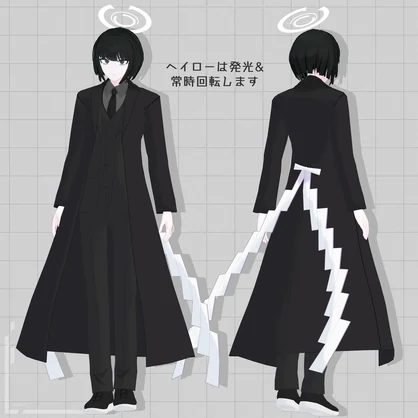 【無料】オリジナル3Dモデル｢佐竹ナギサ｣【PC/Mobile】