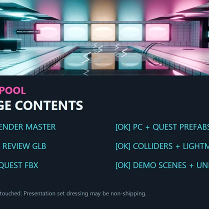LIMINAL POOL 3Dキット【VRChat / PC・Quest】