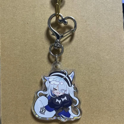 ゆきのみお　オーロラアクリルキーホルダー