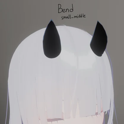 ベーシックツノHornㅣ3D モデル【VRChat】