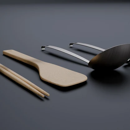 キッチンツール【3Dモデル】 Kitchen Utensils