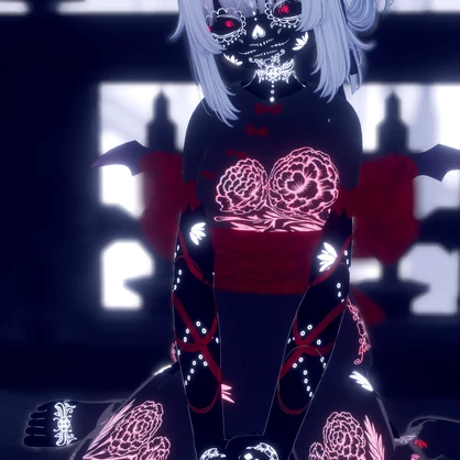 【5アバター対応】🌹 「Día De Los Muertos」🌹 - (VRChat用衣装モデル)