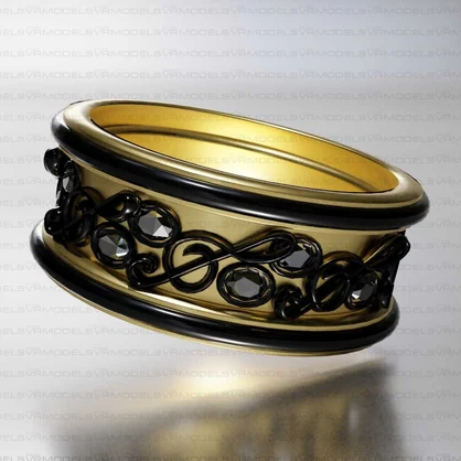 Treble Clef Ring
