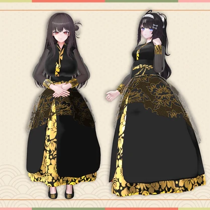 【7アバター対応】NoriBit Hanbok / 노리빛 한복
