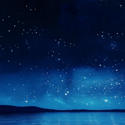 【3D環境・ワールド】湖畔の夜　Skyboxマテリアル unityパッケージ