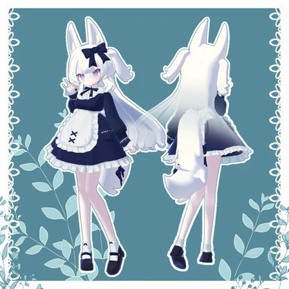 【オリジナル3Dモデル】『フェネリア- Fenelia -』🦊ミディアム（Medium）パフォーマンスのケモミミアバター