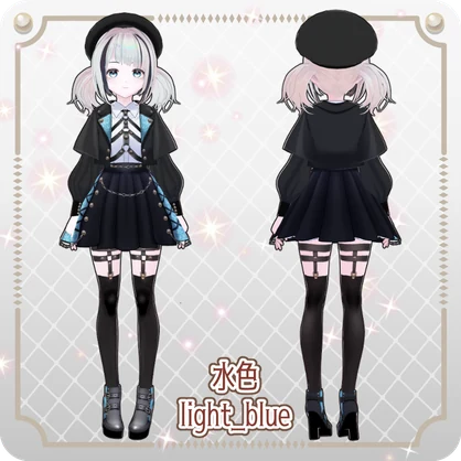 【vroidVRMキャラモデル】ベルフィーナ6色Belphina 6 Colors