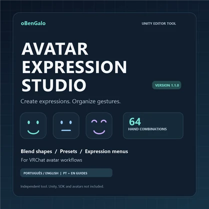 Avatar Expression Studio | Unity Expression Editor — oBenGalo