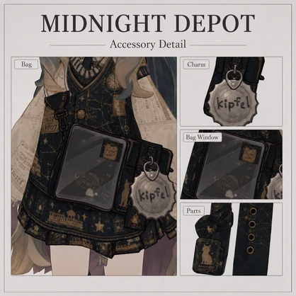 【キプフェル専用】MIDNIGHT DEPOT - デフォルト衣装テクスチャ