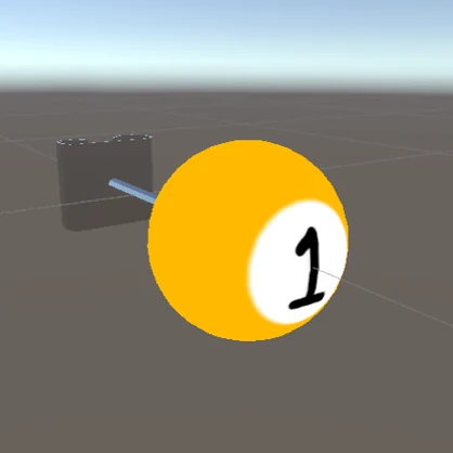 【vrchat想定】ビリヤードボールピアス　1~9ボール