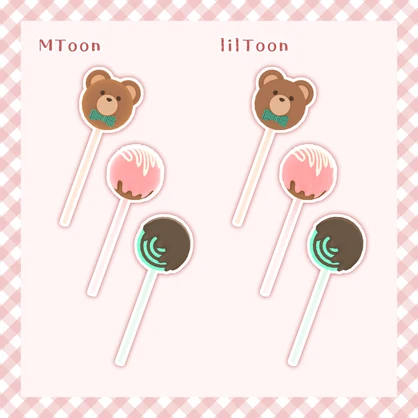 かわいいケーキポップ【アバター向けアクセサリー】