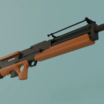 【Blender】ワルサー WA2000 Walther WA2000【VRChat】