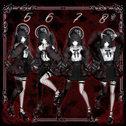 ♡ FREE (1-4) ♡ MiuMiu 02 [Pose Set] (1-20) モーションセット (マヌカ)