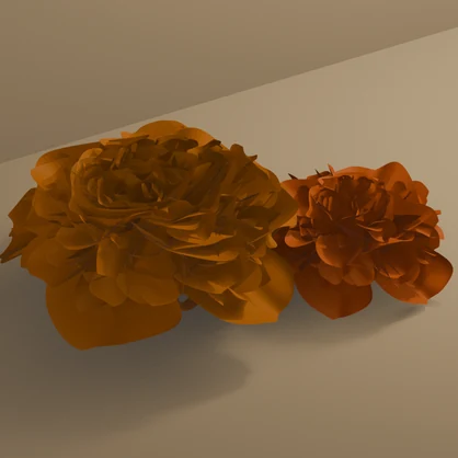 【無料 / Free】花飾り ＆ フラワー素材セット【3Dモデル / VRChat】