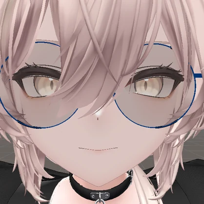 【真央専用】真央デフォルト眼鏡８色カラーバリエーション（レンズ＆フレーム）