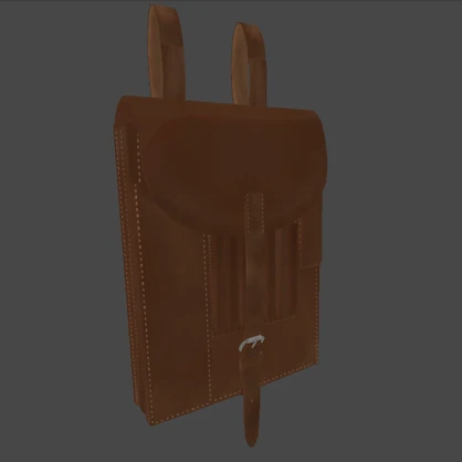 【VRChat想定】WW2ドイツ軍 マップケース（茶革仕様）