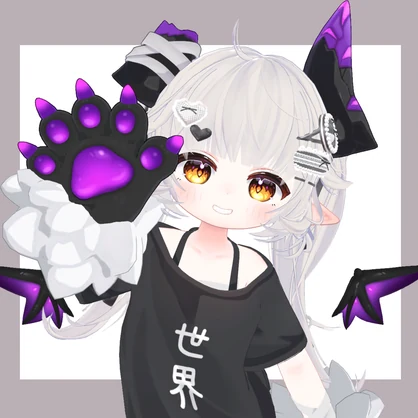 【VRC hair】thorn twin tail【４アバター対応】