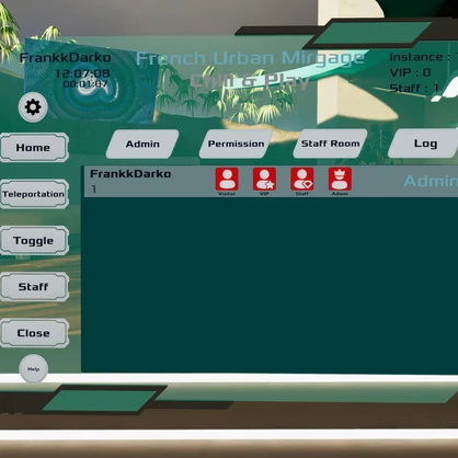 Tablet System — Admin & User | The all-in-one moderation tablet for your VRChat world