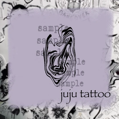 【VRC】smoke tattoo texture　煙モチーフタトゥー