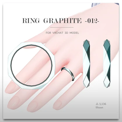 Ring 『graphite -012-』