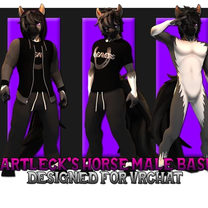 [VRChat] Horse Male Base
