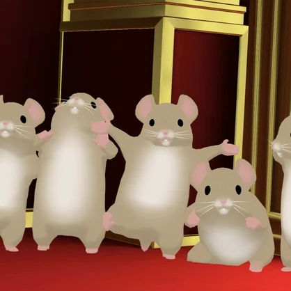 VRChat用アバター　ハムスター