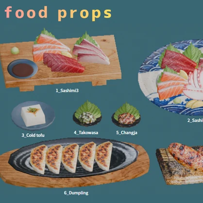 居酒屋フードセット-vol.2 (Izakaya food props-vol.2)