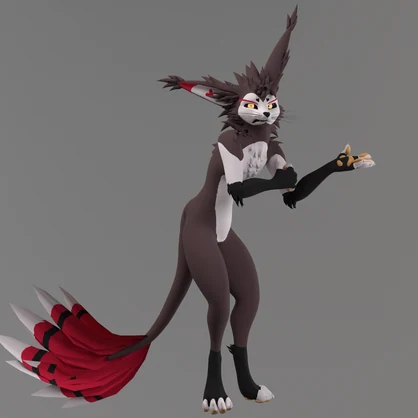 Husker Husk Cat Demon Hazbin Hotel Rexouium | Rex 1.7 Texture