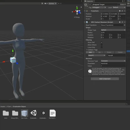 Avatar Dynamics Grabbable Object