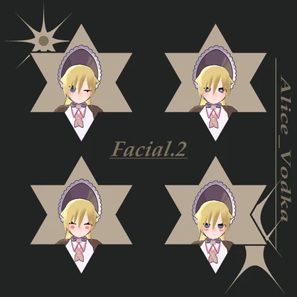 VRChat用3Dアバター『アリス_ウォッカ/Alice_Vodka』 #Top_fem_girls