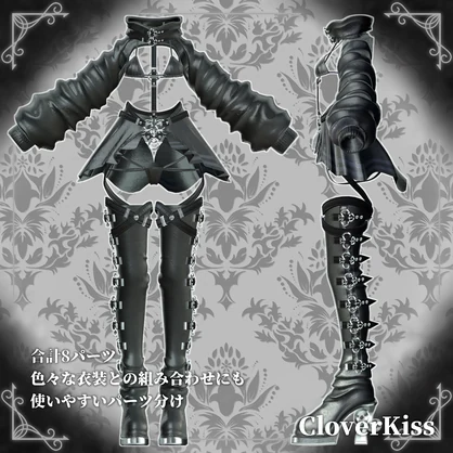 【VRChat 】 *:゜♧CloverKiss♧ *【12+αアバター対応】