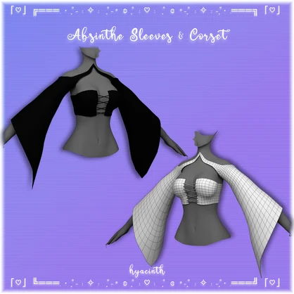 Absinthe Sleeves & Corset