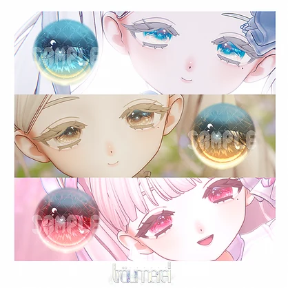 『フィユエ』専用‐ [Cuddle] Eye Texture(おまけドールメイクテクスチャ付き)