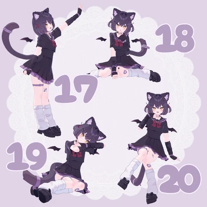 ショコラかわいいポーズ