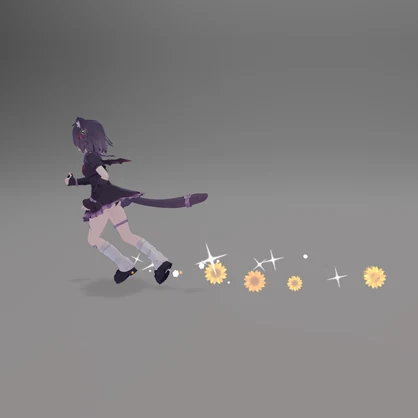 【MA対応】ひまわりパーティクル【VRC】
