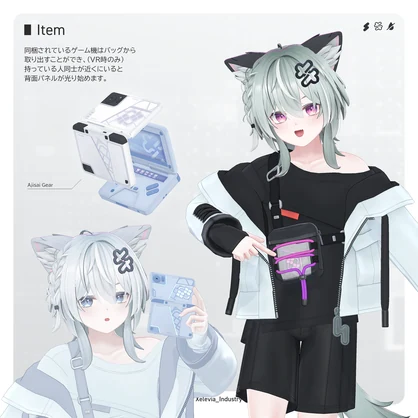 オリジナル3Dモデル『キリサメ』